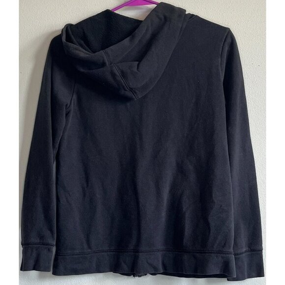 Under Armour Cold Gear Girls Zip Up Hooded Sweatshirt Black Size Large - Picture 2 of 11
